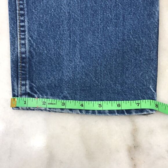 Vintage 1989 Levi’s 509 Orange Tabs 36x32 Regular Fit Straight Leg Made in USA - Picture 9 of 9